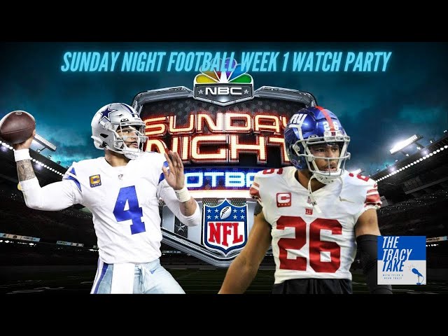 Giants vs Cowboys Week 1 Sunday Night Football Watch Party