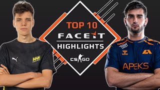 Top 10 BEST FACEIT plays in December (2022)