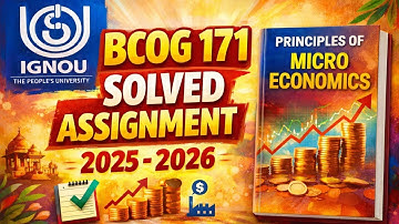 BCOG 171 Solved assignment 2025-2026 | BCOG 171 Solved handwritten assignment in english 2025-26 | 