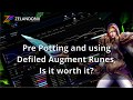 Is Pre Potting and using Defiled Augment Runes is it worth it?