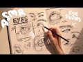 Eye studies  asmr sketch with me no music