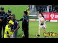 Ziva did not control herself and ran into ground to hug his father ms dhoni after csk beats gt 