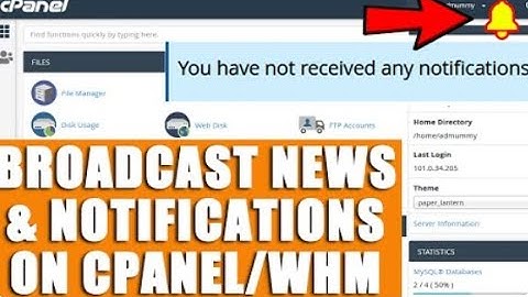 How to set custom messages to be displayed in all of your user