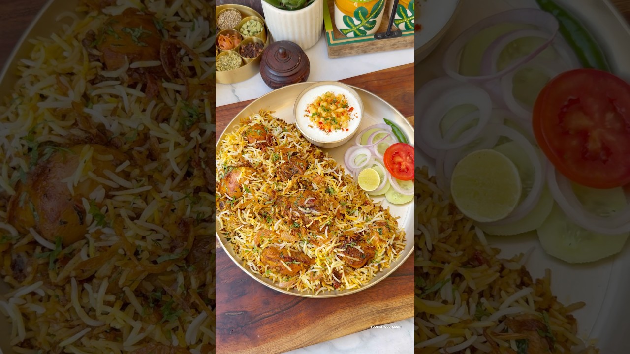 Special Chicken Tikka Biryani Recipe😍 #shorts #biryani #viralvideo #trending