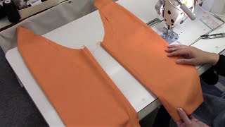 How to sew raglan sleeves on a light overcoat
