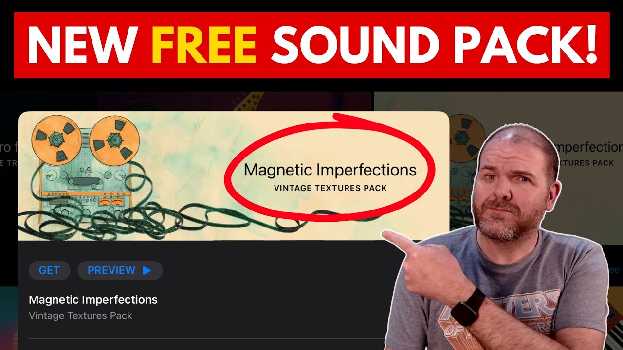 GarageBand iOS Update | FREE Magnetic Imperfections Sound Pack
