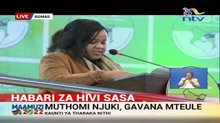 Official Presidential Results From Kaiti Constituency, Makueni