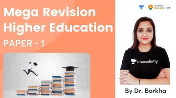 Mega Revision of Higher Education | Higher Education | NTA UGC NET-JRF 2021 | Dr.Barkha