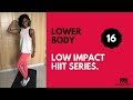 Low Impact Dumbbell Legs and Glutes Workout // No Jumping HIIT // Mr and Mrs Muscle | Day 16