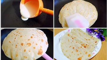 Ready in only 5 minutes!No kneeding,no rolling💯soft chapati make with liquid dough || Roti recipe