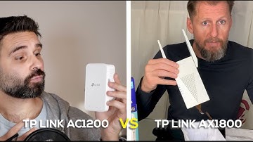 We Tested The TP-Link AC1200 vs AX1800 Wifi Extenders