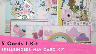 5 Cards 1 Kit | Spellbinders | All the Little Things | May 2020