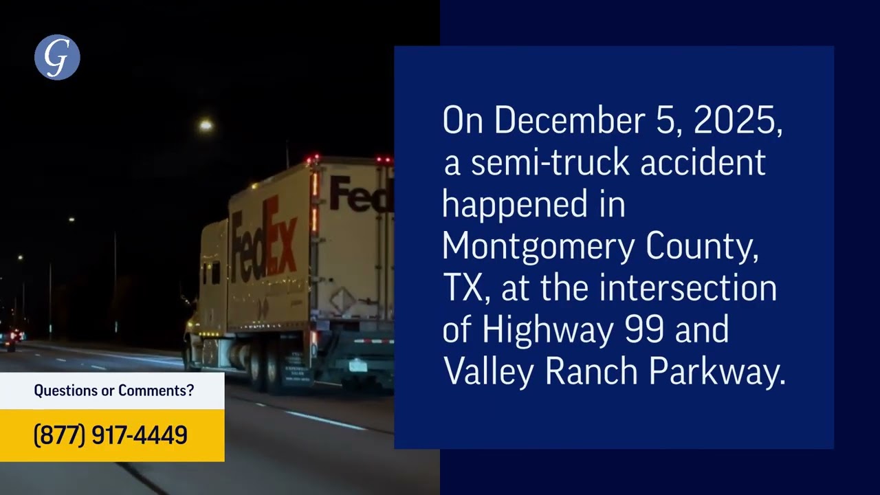 Gabriel Salahi, Child Injured in FedEx Truck Crash on Grand Parkway in Montgomery County, TX