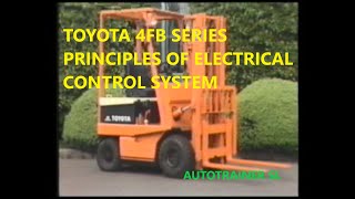 TOYOTA 4FB SERIES ELECTRIC FORKLIFT