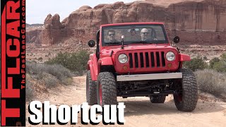 We Drive The Jeep Shortcut Concept Off-Road