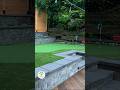 Retaining Walls, Turf, Putting Green, Hot Tub &amp; Lighting - West Seattle, WA | Green Day Landscape
