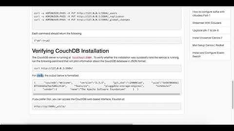 how to install couchdb into centos 8