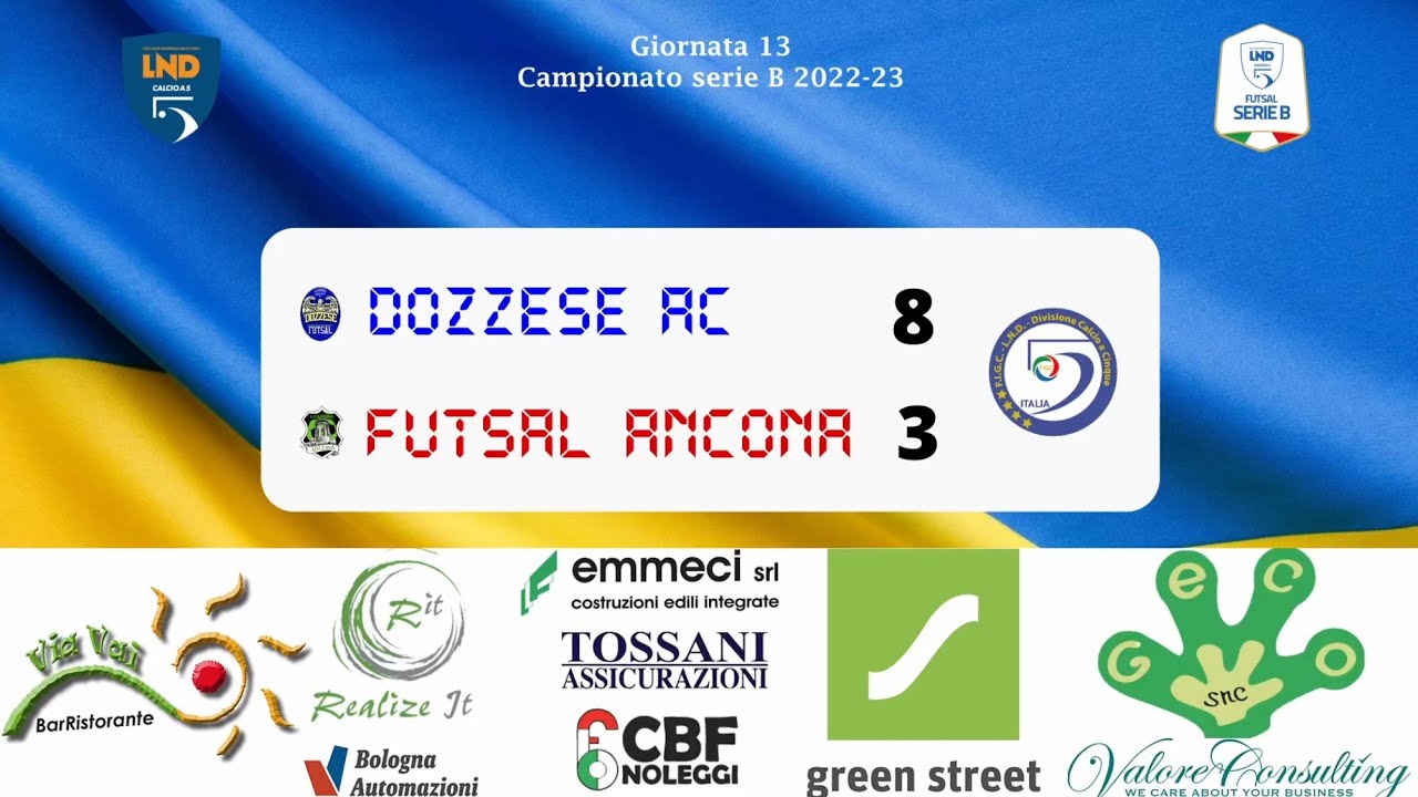 Highlights Dozzese - Futsal Ancona 8-3