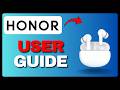 How To Use HONOR CHOICE Earbuds X5 (Full Guide) 2026!