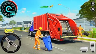 Trash Truck Simulator 2023 - Offroading Garbage Driving - Android Gameplay screenshot 3