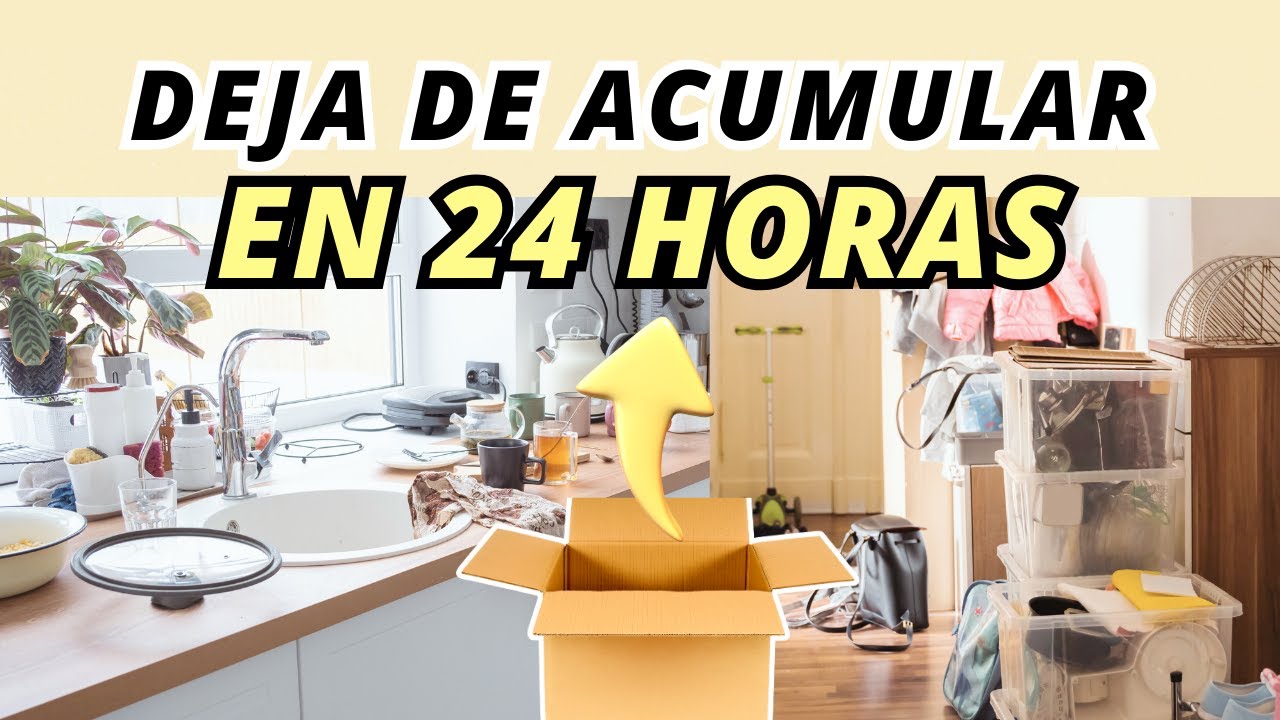 CÓMO ORDENAR TU CASA ENTERA EN 1 DÍA 📦🏡✨ ¡incluso si está MUY desordenada y llena de acumulación! ❌😲