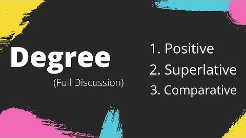 Degree/Comparison of adjectives ll All types ll Learn with Kamrul Hasan ll Md. Kamrul Hasan