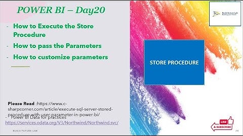 How to Execute the Store Procedure In power BI Day20  #powerquery #powerbi #powerbitraining