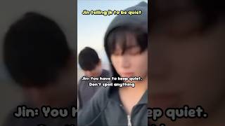 Jin warning jk to not spoil anything #jinkook #kookjin #btsvlivetoday Jin warning jk to not spoil anything #jinkook #kookjin #btsvlivetoday