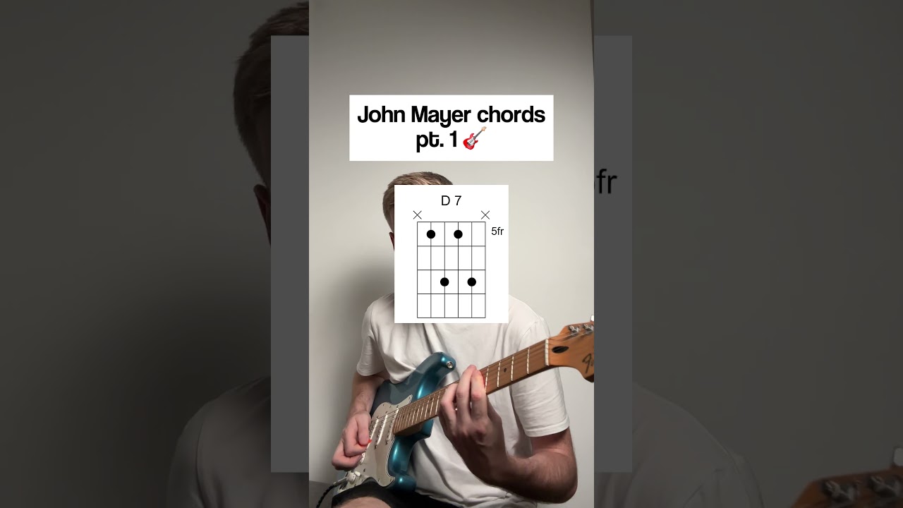 John Mayer Chords Pt. 1