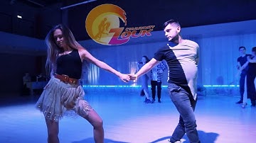 Evgeniy Terentev & Marina Chlenova. Improvisation. #Birthday #Zouk Community