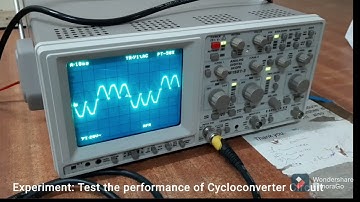 Experiment: Test the Performance of Single Phase Cycloconverter