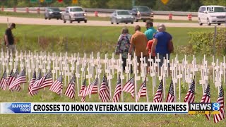 Crosses will honor veterans who died by suicide