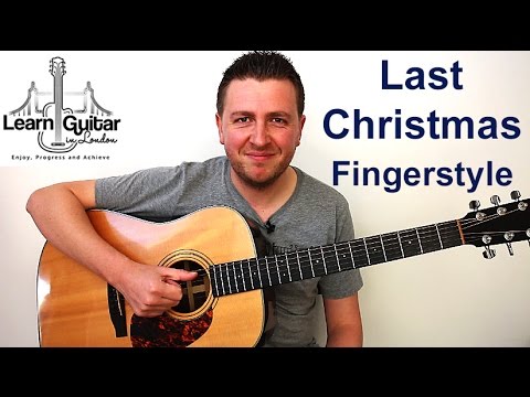 Last Christmas - Easy Fingerstyle Guitar Tutorial - Wham! - FREE TAB -  YouTube