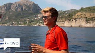 Celebrity Below Deck Mediterranean: Captain Sandy Comes Down On Conrad Again (Season 3, Episode 10) | Bravo Wealth