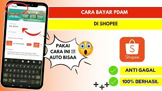 Cara Bayar PDAM Di Shopee