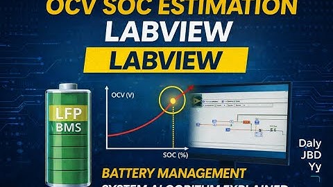 OCV Based SOC Estimation in LabVIEW | Battery Management System (BMS) Algorithm Explained