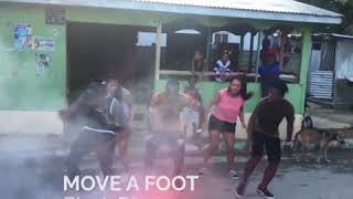 Jafrass ft Black dice dancers- how to do move a foot dance on pon di board song