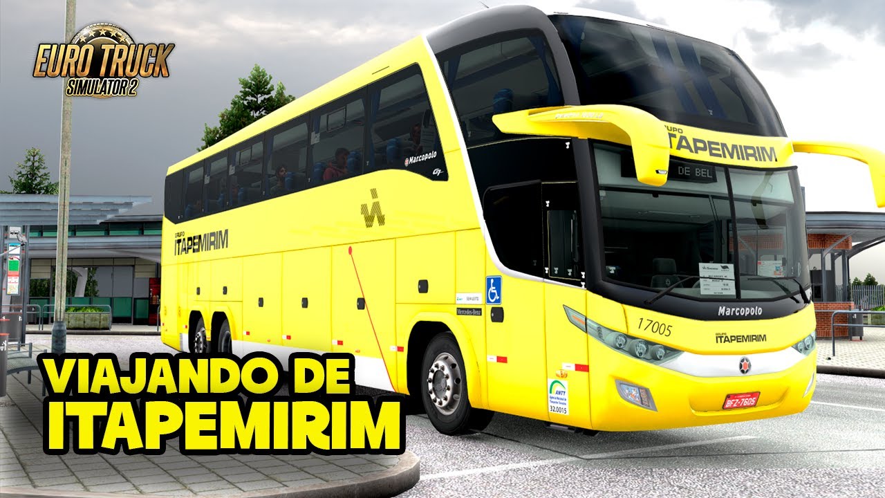 ITAPEMIRIM | MAPA EAA | Ituiutaba - Uberaba | Marcopolo G7 1600 LD MB V1.54 | EURO TRUCK 2