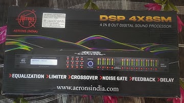 New Aerons DSP4x8sm Unboxing And How To Connect From Your Pc