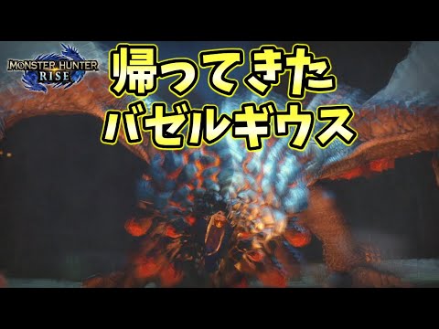 モンハンライズVer2.0】バゼルギウスやっぱヤバイｗ初見貫通ライト【MHRise】