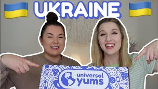 TASTING UKRAINIAN SNACKS  | Universal Yums | Super Yum Box | March 2024 | UKRAINE