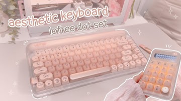 ✨Lofree DOT ASMR Unboxing & Typing ✨ Keyboard & Numpad