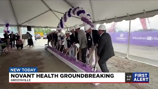 Novant Health groundbreaking in Greenville