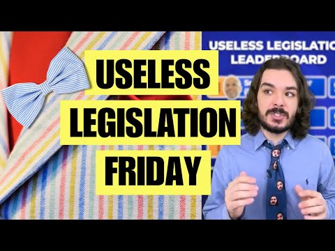 👔 Useful or useless? How I grade Congress every week | #UselessLegislationFriday