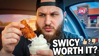 DAIRY QUEEN New Swicy Chicken Tenders Review!
