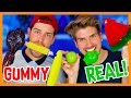 GUMMY FOOD vs. REAL FOOD 3!