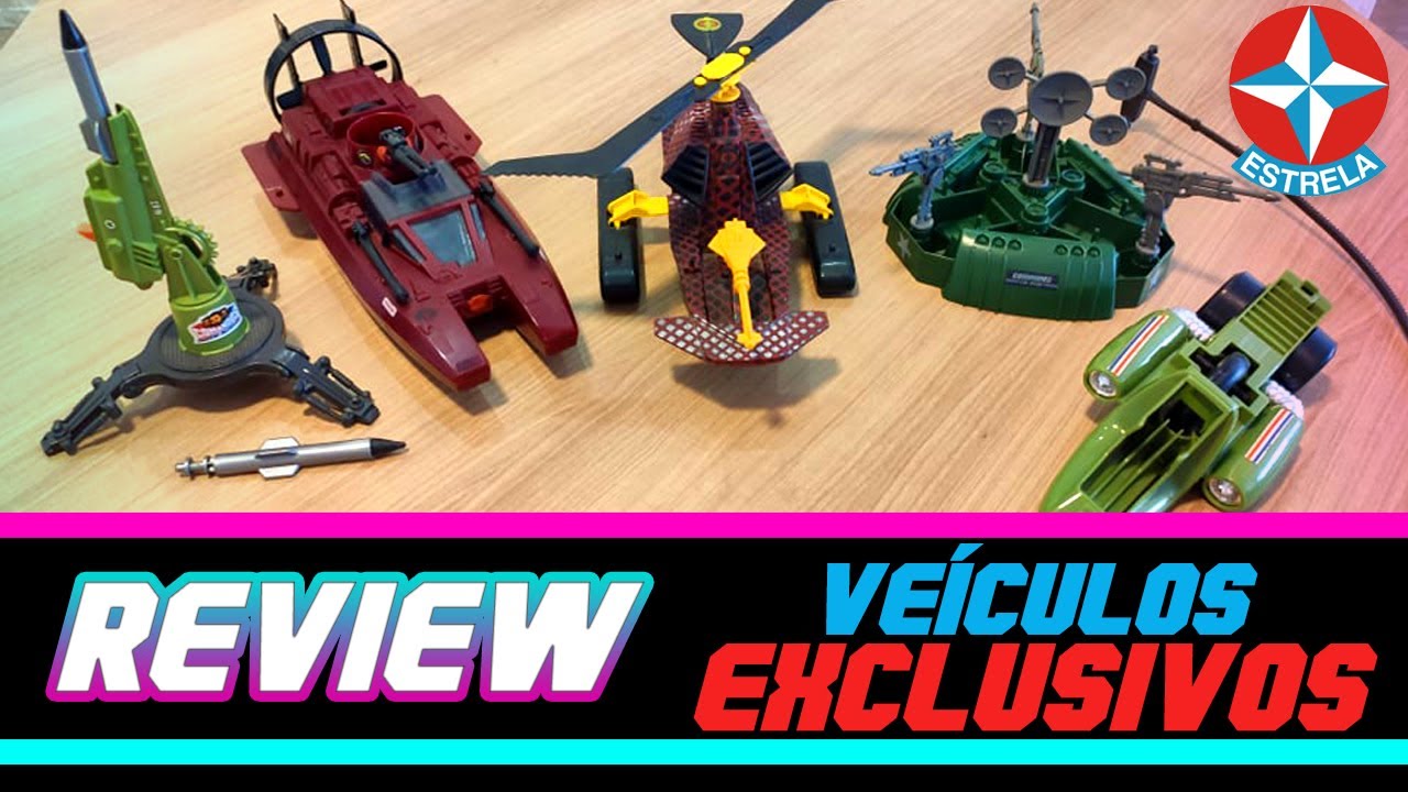 Review: Veículos Gi Joe *Exclusivos* da Estrela - YouTube