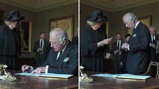 I can't bear this bloody thing, King Charles Loses Patience with leaky pen