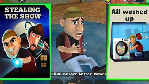 Scary Robber Home Clash New Chapter Stealing the Show New Levels All Washed Up (Android, iOS)