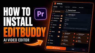 How to Install EditBuddy in Premiere Pro | AI Video Editor Setup Guide